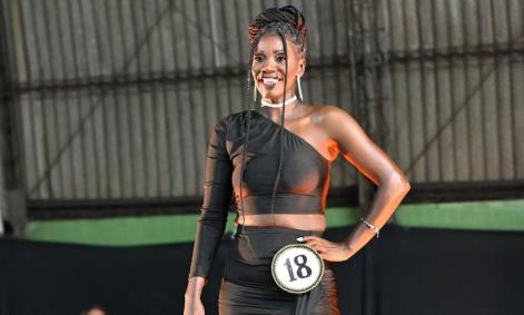 Juliana do Carmo desfile roupa de gala Miss e Mister Gari 2025 em Juiz de Fora