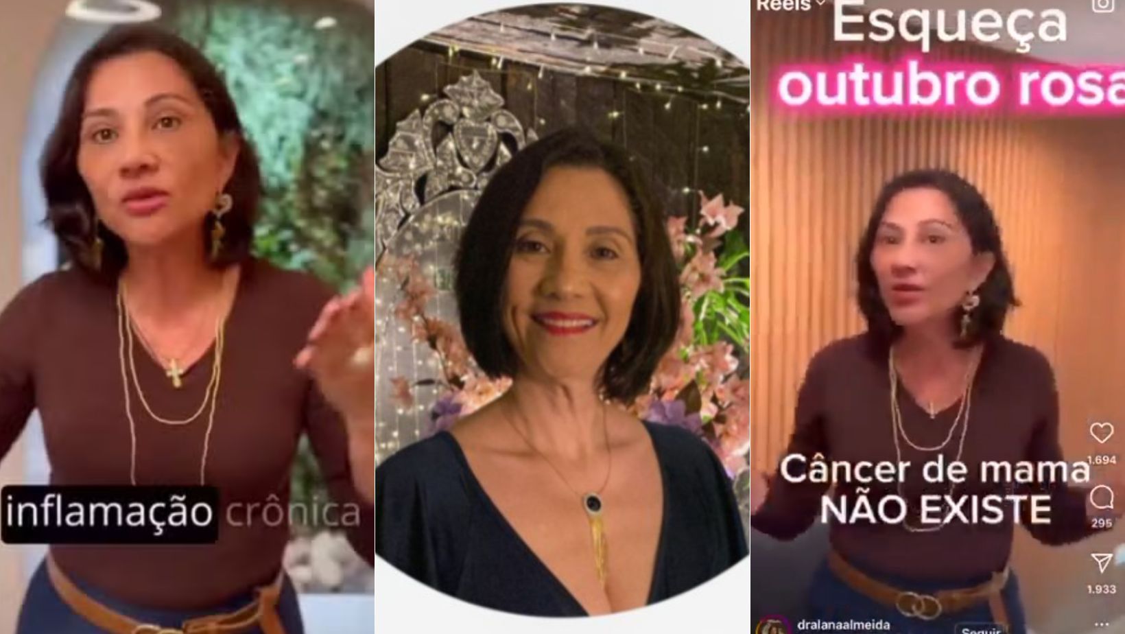 Justiça impõe medidas a médica que divulgou fake news sobre 'câncer de mama não existir'