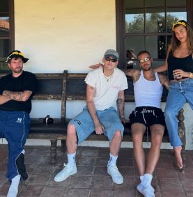 Justin publicou uma foto com a canção "Águas de Março", de Tom Jobim e Elis Regina