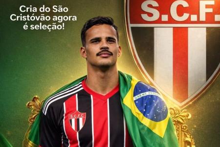 Postagem de São Cristóvão para Kaiki nas redes