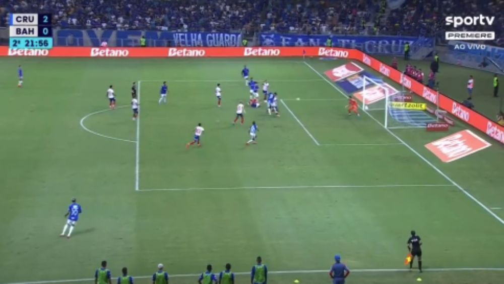 Kaio Jorge, do Cruzeiro, detona anulação de gol marcado contra o Bahia