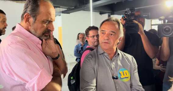 Ex-prefeito de Belo Horizonte, Alexandre Kalil chegou a interromper resposta de Tramonte sobre ausência de Zema em sua campanha