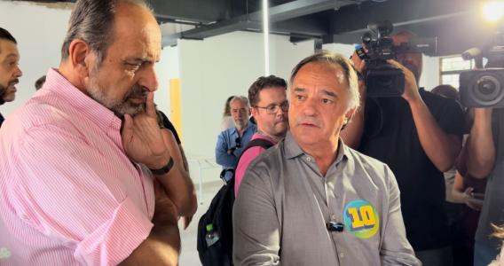Ex-prefeito de Belo Horizonte, Alexandre Kalil chegou a interromper resposta de Tramonte sobre ausência de Zema em sua campanha