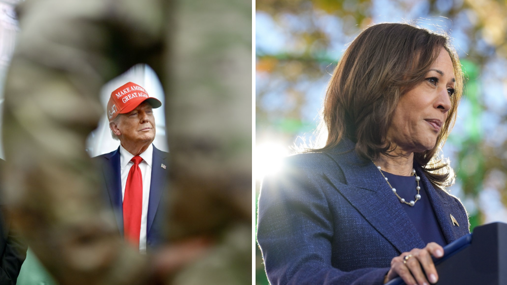 Kamala Harris e Donald Trump empatam em primeira urna apurada