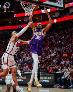 Kevin Durant em ação pelos Rockets na temporada 2025/2026 da NBA