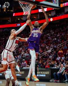 Kevin Durant em ação pelos Rockets na temporada 2025/2026 da NBA