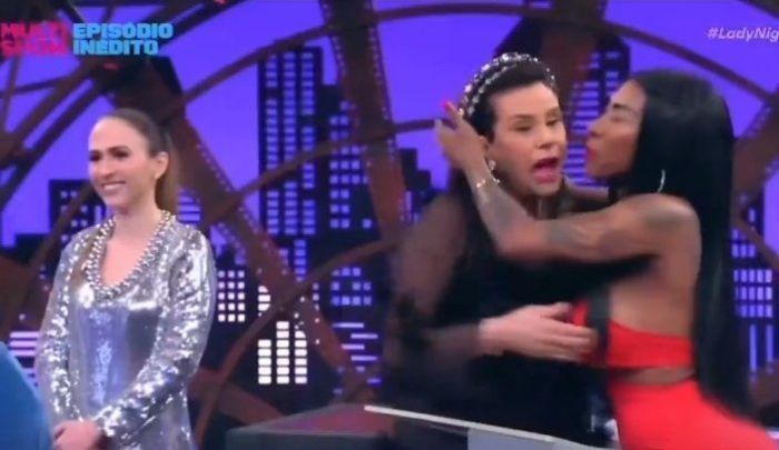 Inês e Narcisa em programa com Tata