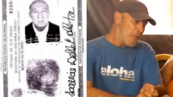 Laércio Della Colleta aparece à esquerda da foto e Paulo Roberto Braga, de 68 anos, o 