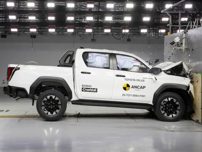Nova Toyota Hilux ANCAP