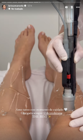 Larissa Manoela postou registros na clínica