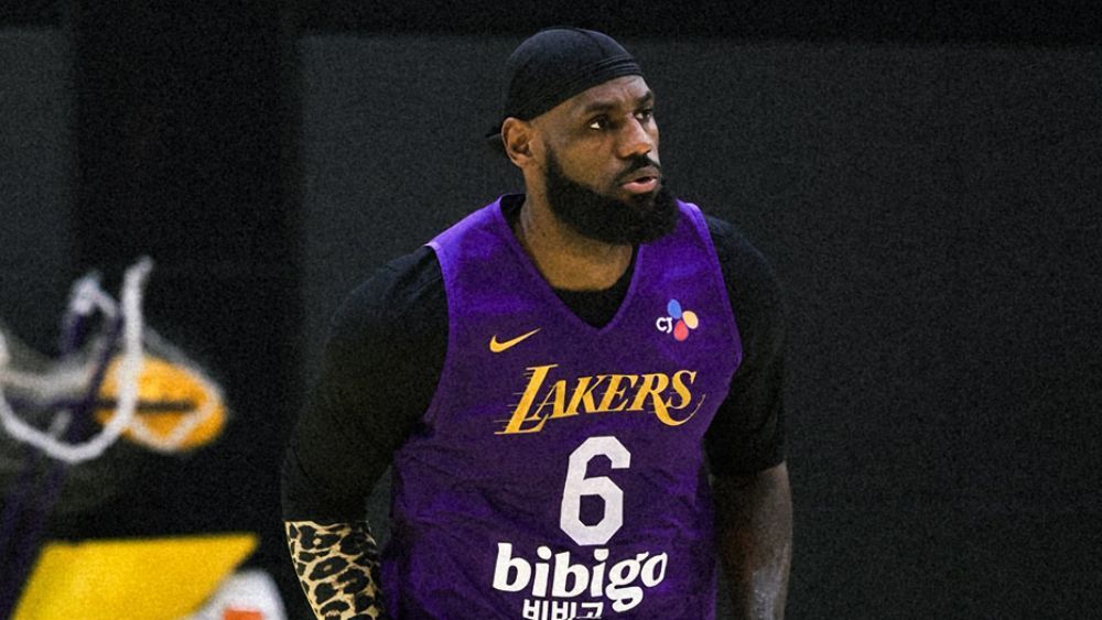 LeBron James perde a paciência depois de pergunta sobre o filho na NBA