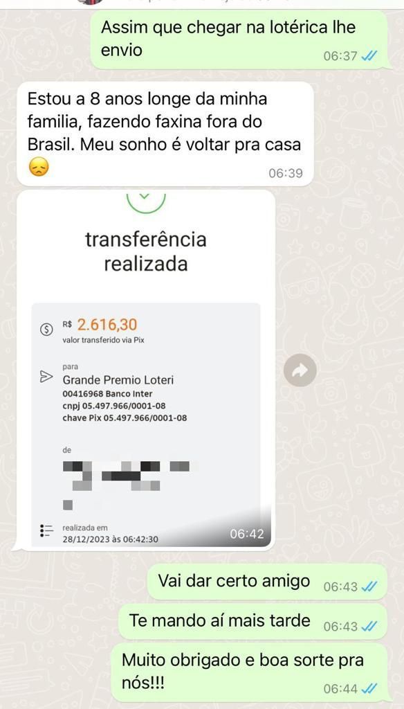 Mineiro que faz faxina nos EUA compra bolão de R$ 2.616 da Mega da Virada Mineiro que faz faxina nos EUA compra bolão de R$ 2.616 da Mega da Virada