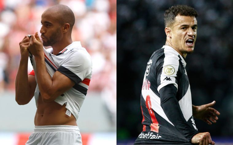 São Paulo e Vasco se enfrentam com reencontro entre Lucas e Coutinho