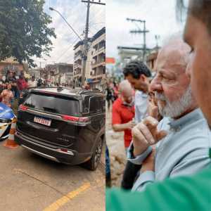 Lula cumpre agenda na Zona da Mata mineira devido às fortes chuas que atingem o estado