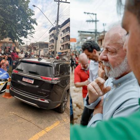 Lula cumpre agenda na Zona da Mata mineira devido às fortes chuas que atingem o estado