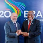 Lula se reúne com presidente da África do Sul durante cúpula do G20