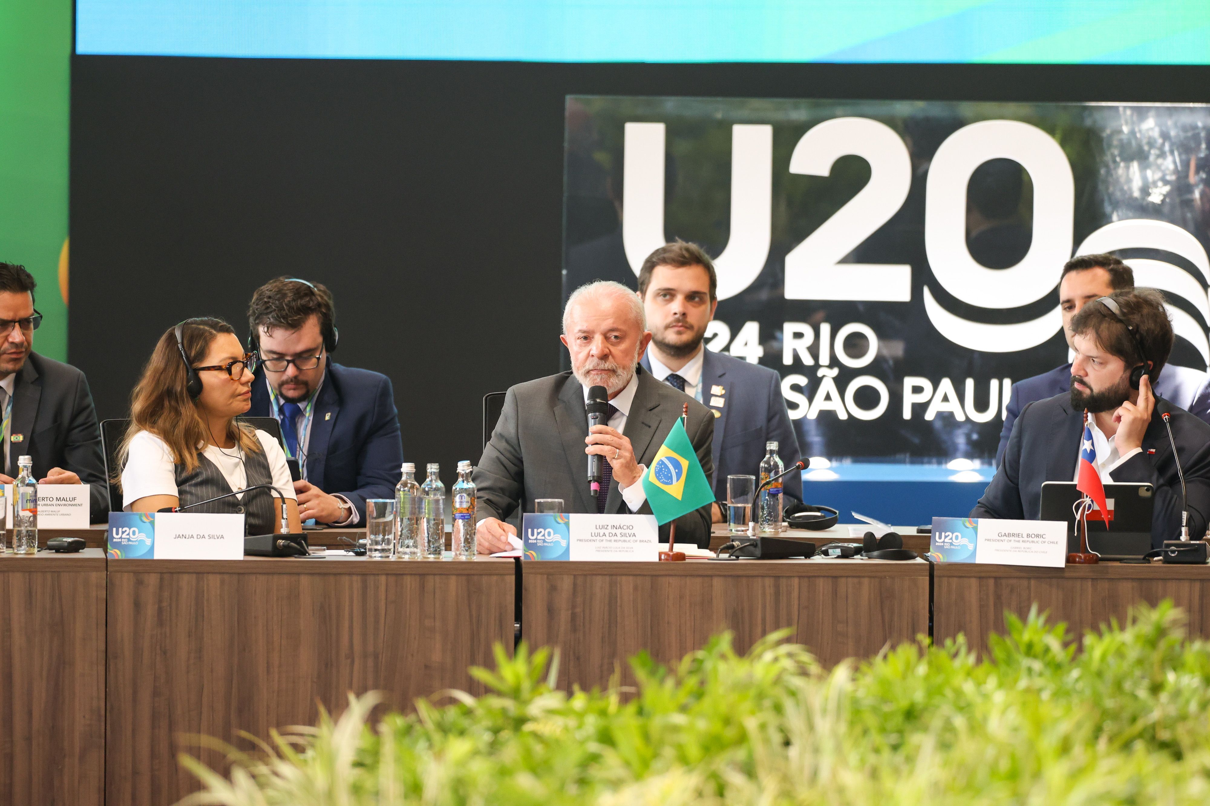 Em evento do G20, Lula fala em colocar segurança pública como prioridade nacional