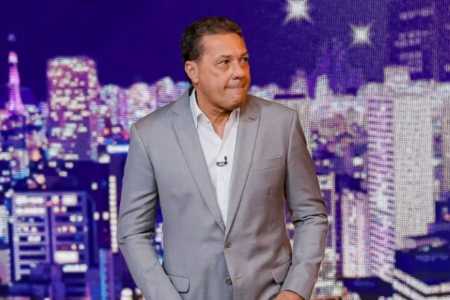 Vanderlei Luxemburgo em participação no The Noite, programa do SBT