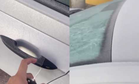 Carros congelados, tradicionais pontos turísticos cobertos por uma fina camada de gelo e temperatura negativa iniciaram o dia dos curitibanos nesta quarta-feira (25).