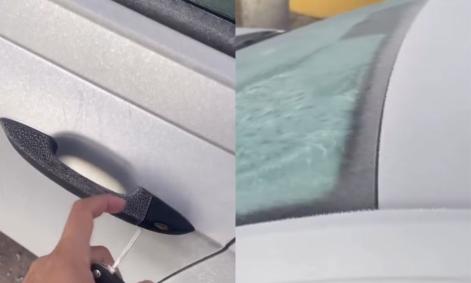 Carros congelados, tradicionais pontos turísticos cobertos por uma fina camada de gelo e temperatura negativa iniciaram o dia dos curitibanos nesta quarta-feira (25).