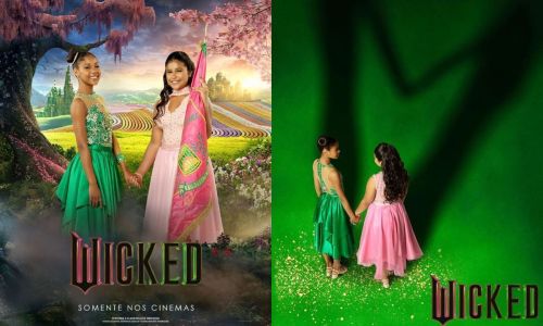 Crianças de Mangueira posam como personagens de Wicked