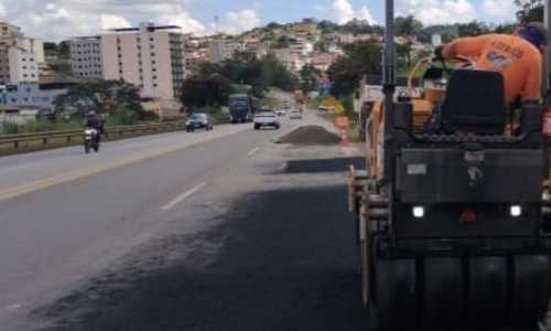 Obras de manutenção na BR-040 entre Juiz de Fora e BH