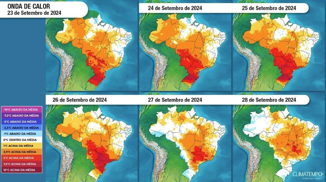 Onda de calor pode elevar temperatura em 10°C em região de Minas; veja qual