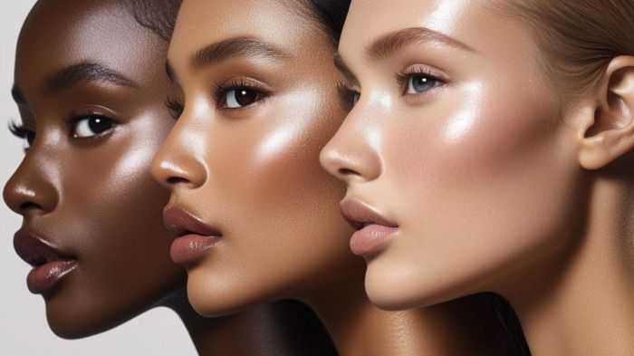 Maquiagem glowy de verão menos produto, mais pele real