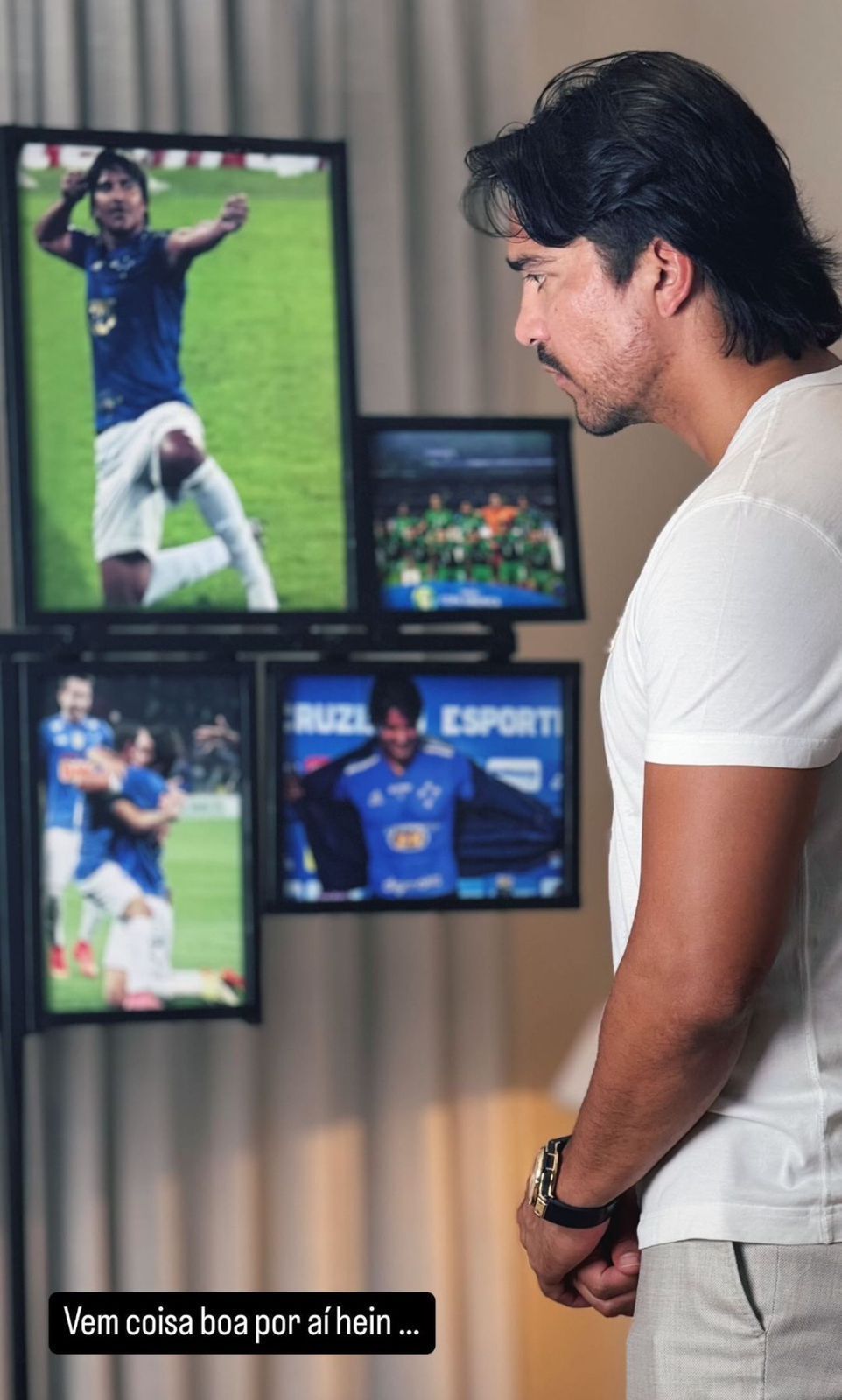 Marcelo Moreno, ídolo do Cruzeiro, faz post misterioso: 'Vem coisa boa por aí'