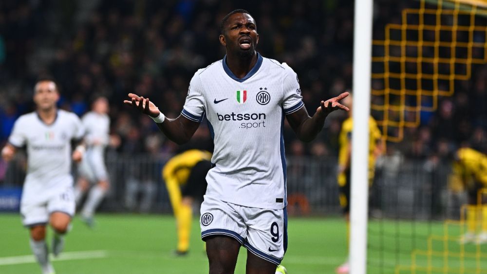Thuram marca no fim e dá vitória à Inter sobre o Young Boys na Champions