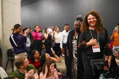 Escritora Conceição Evaristo na Bienal Mineira do Livro