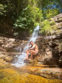 Dado e Marcela aproveitaram a Chapada dos Veadeiros