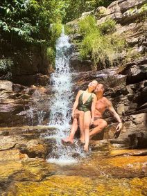 Dado e Marcela aproveitaram a Chapada dos Veadeiros