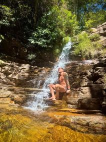 Dado e Marcela aproveitaram a Chapada dos Veadeiros