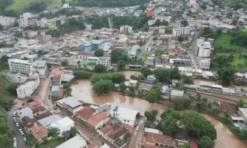 Imagem aérea de Juiz de Fora nesta quarta (25)