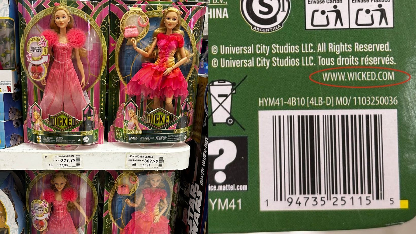 Mattel imprime endereço de site pornô em bonecas da Wicked; entenda