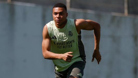 Mbappé está fora de ação no Real Madrid