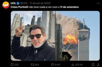 Celso Portiolli é anualmente ligado ao atentado de 11 de setembro