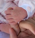 Rangel e Bley publicaram fotos com a filha Mia