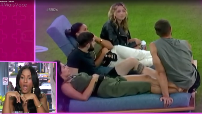 Maxiane se chocou ao ver cenas dos dois Maxiane se chocou ao ver cenas dos dois