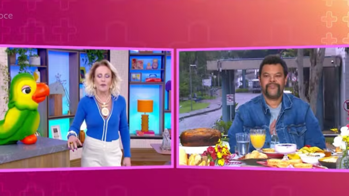 Ana Maria Braga conversa com Babu sobre jogo