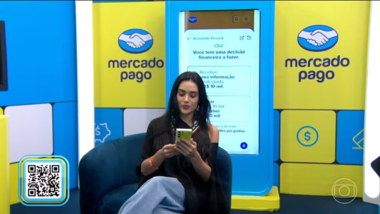 Jordana já ganhou uma informação privilegiada • Reprodução/Globoplay