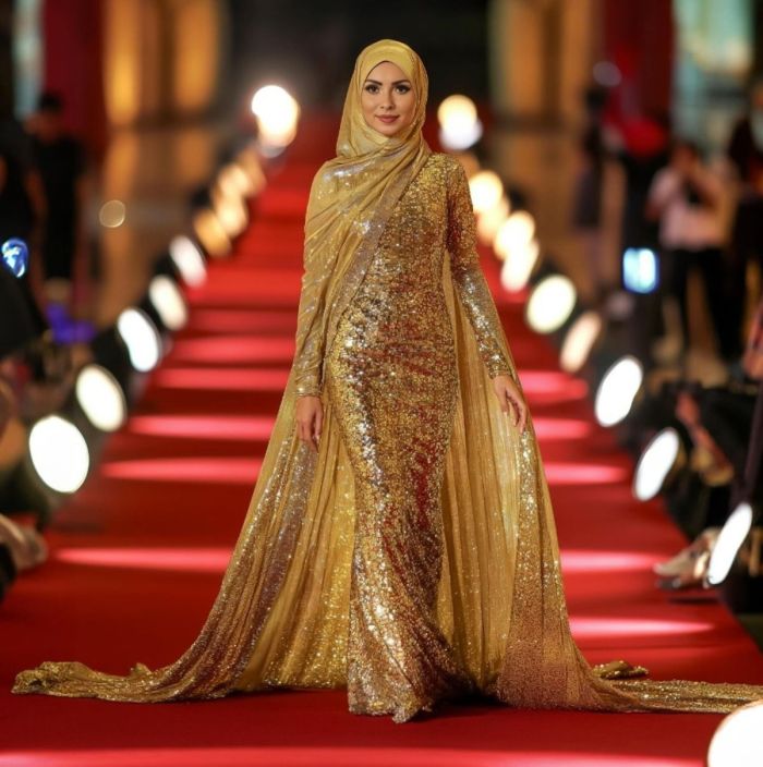 Gerada por IA: a vencedora Kenza Layli.