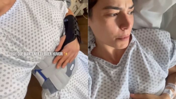 Julia quebrou duas vértebras e rompeu o ligamento do joelho. Julia quebrou duas vértebras e rompeu o ligamento do joelho.