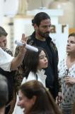 Famosos e família na missa de sétima dia de Preta Gil