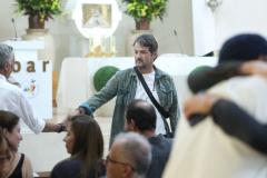 Famosos e família na missa de sétima dia de Preta Gil