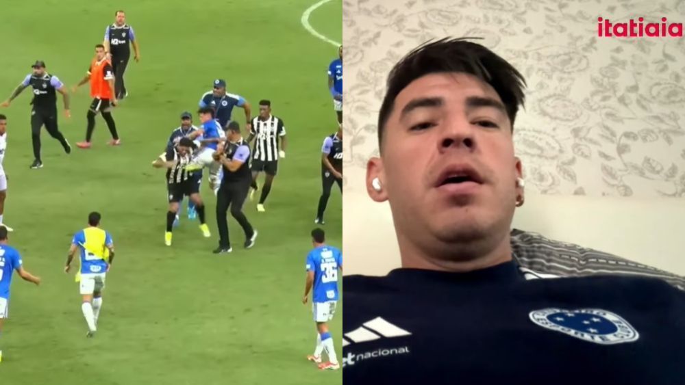 Cruzeiro 1 x 0 Atlético: Villalba reage à pancadaria, 'confronto' com Hulk e faz cobrança