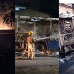 Criminosos colocam fogo em ônibus em BH e revelam motivo em carta