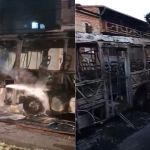 Fogo em ônibus em BH: veja o que criminosos escreveram em carta deixada no local