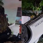 Mulher é presa ao dirigir embriagada e bater em muro de escola em BH